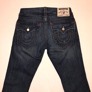True Religion Ricky Straight Jeans Made in USA 31”